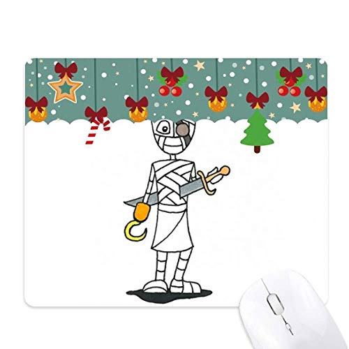 Tapis de Noël égyptien momie pour souris de bureau, le cadeau original pour passionné de jeu