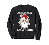 Photo Gallery cookies gave me the shits funny santa christmas joke holiday felpa Photo Gallery cookies gave me the shits funny santa christmas joke holiday felpa