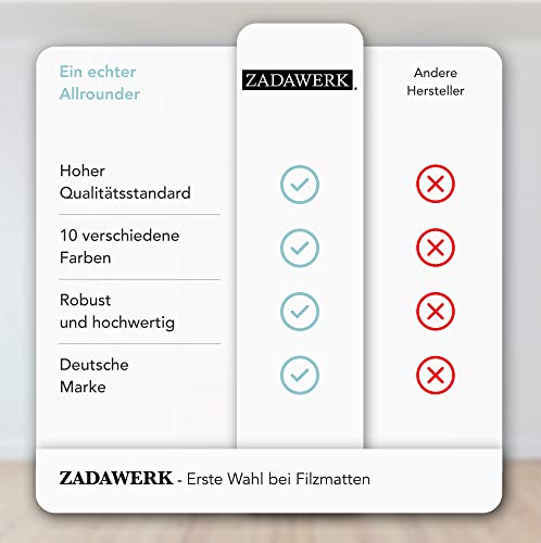 ZADAWERK® Set di fogli di feltro per artigianale e...