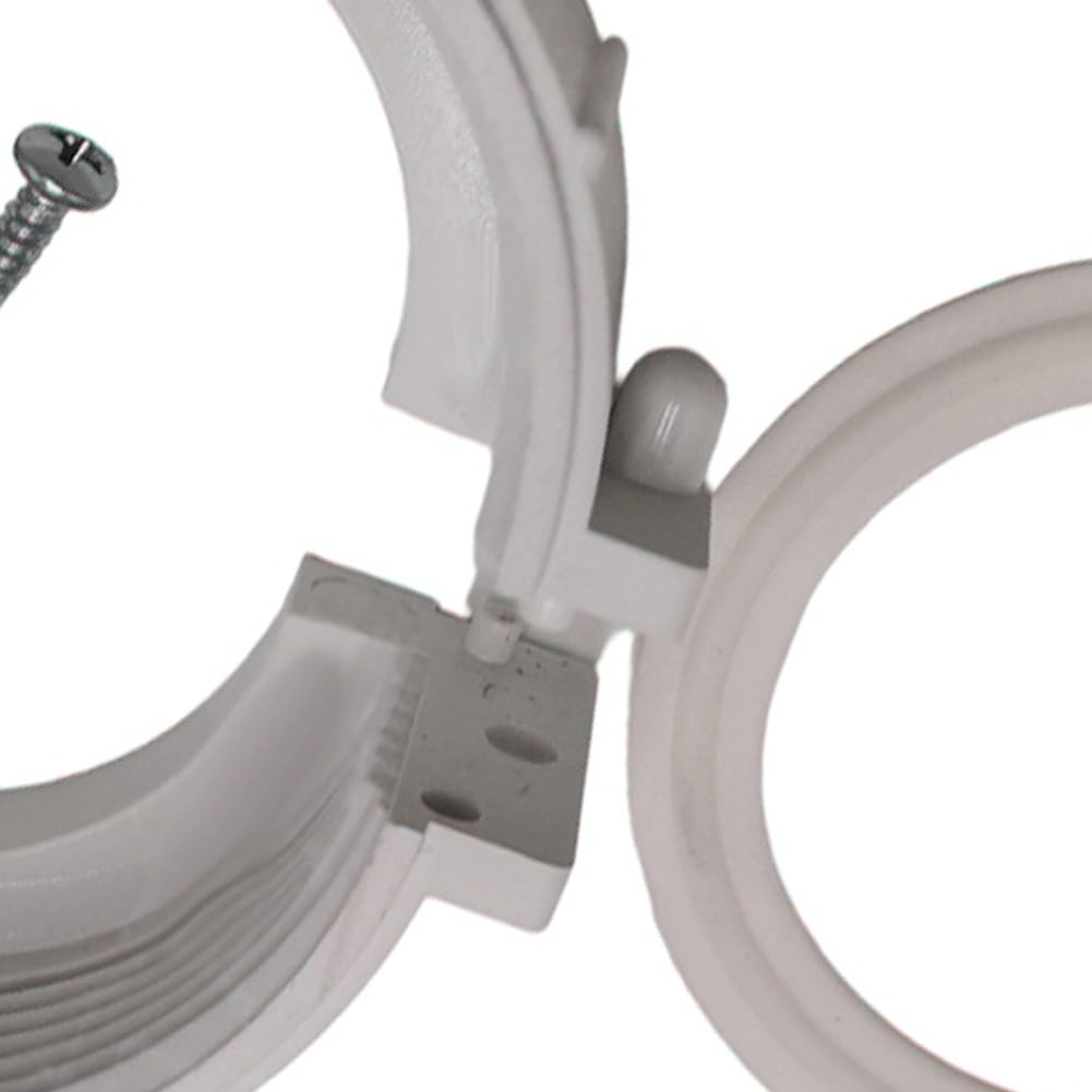 KiraKira Zestaw 2 nakrętek do podgrzewaczy z pierścieniami uszczelniającymi HydroQuip Spa Builders, średnica wewnętrzna 5,8 cm, zestaw naprawczy ABS