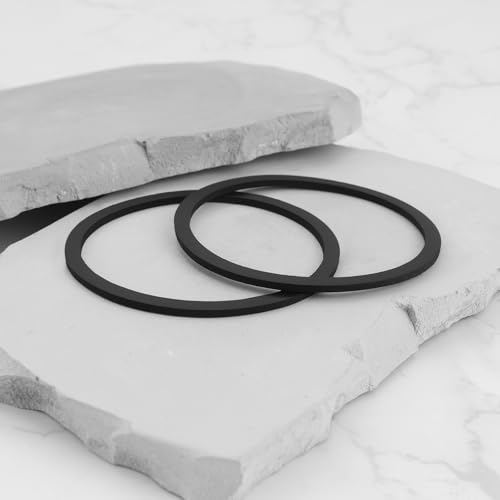 LT Easiyl 5-teilige Brennerdeckeldichtung Kompatibel mit CRAMER Kompatibel mit Dometic Edelstahl-Einbauherd Schwarz (59 X 52 X 1,5 Mm)