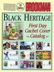 Paperback Brookman Black Heritage First Day Cachet Cover Catalog Book