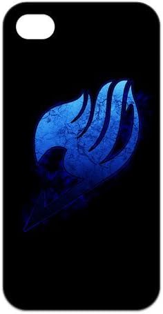 Fairy Tail Blue Logo Cool Unique Durable TPU Rubber Case Cover for Apple Iphone 4 4S Custom Design Fashion DIY