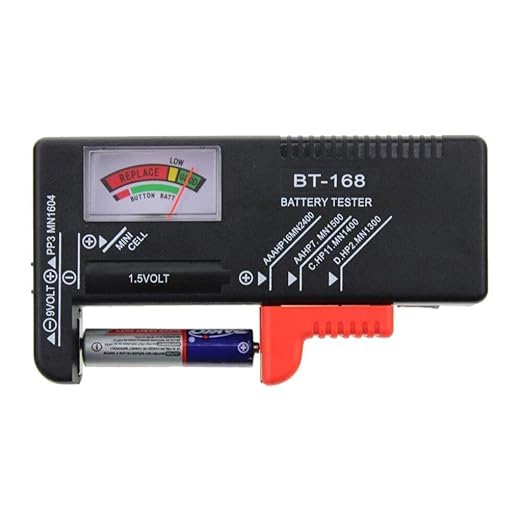 Battery Tester Universal Battery Power Checker Battery Measuring Instrument for AA AAA C D 9V 1.5V Button Cell Batteries, Requires No Battery for Operation.-image-7
