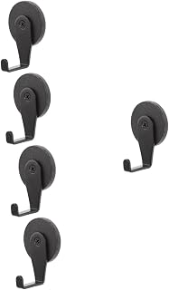 Alipis Magnetic Hooks 5pcs Magnetic Hook Hanger Hooks Magnetic Refrigerator Hooks Magnetic Wreath Hook Towel Coat Hanger