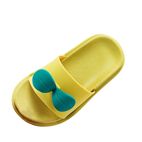 EnJoCho Toddler Boys Girls Cartoon 3D Leaf Floral Bath Shower Slippers Kids Soft Slide Sandals Non-Slip Summer Beach Shoes - Main Image
