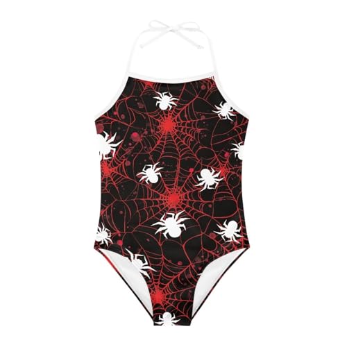Halloween One-Piece Swimsuit Beach Swimwear Bathing Suit for 3-8 Years Girls