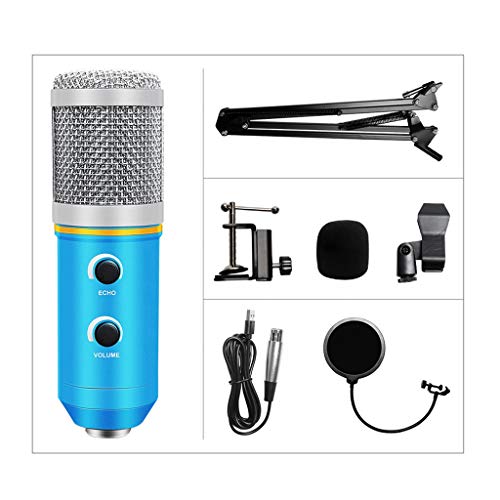 LTLJX Microfone condensador cardioide para streaming USB e PC, kit profissional de microfone condens