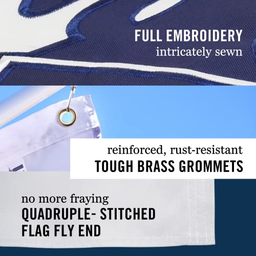 Coast Guard Flag 3X5 Ft | Heavy Duty Uscg Flag | Quadruple Stitched Fly End | Durable High-Performance 210D Nylon For High Winds | Great Seal Of The Us | Semper Paratus | Brass Grommets #TOP3