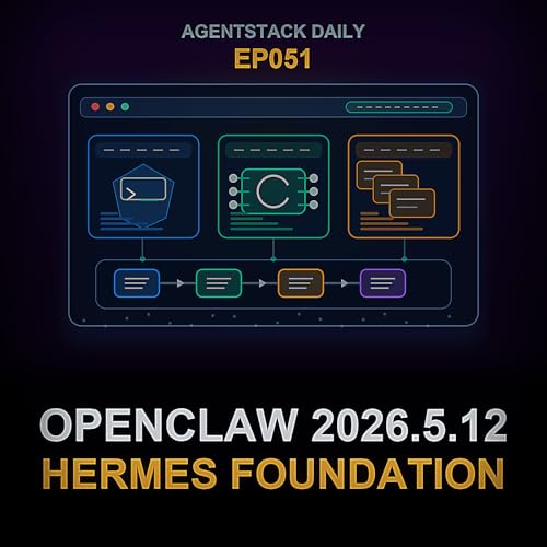 Folge 51: OpenClaw 2026.5.12, Hermes Foundation, Claude Code Hintergrundsteuerung und Gemini Agent Bereitstellungen