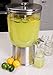 BirdRock Home Stainless Steel Beverage Dispenser with Ice Container, Stand & Spigot - Round - 3 Gallon - BPA Free Clear Acrylic Jug - Water, Sangria, Lemonade Cold Brew Coffee