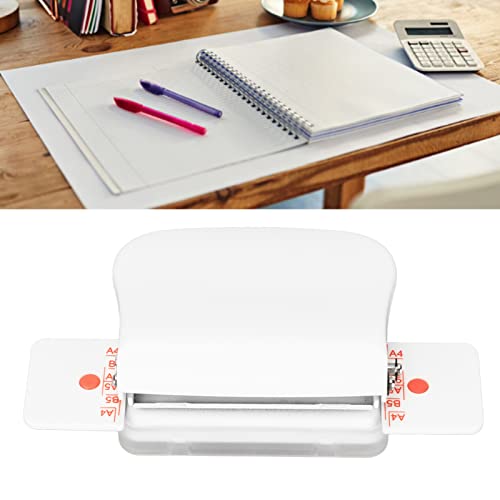 Mini máquinas de encadernação manual, máquina de encadernação de 6 furos, 5 folhas de papel, máquina