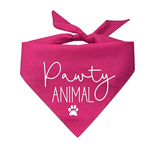 Pawty Animal Birthday Pawty Triangle Dog Bandana (Assorted Colors) #TOP10