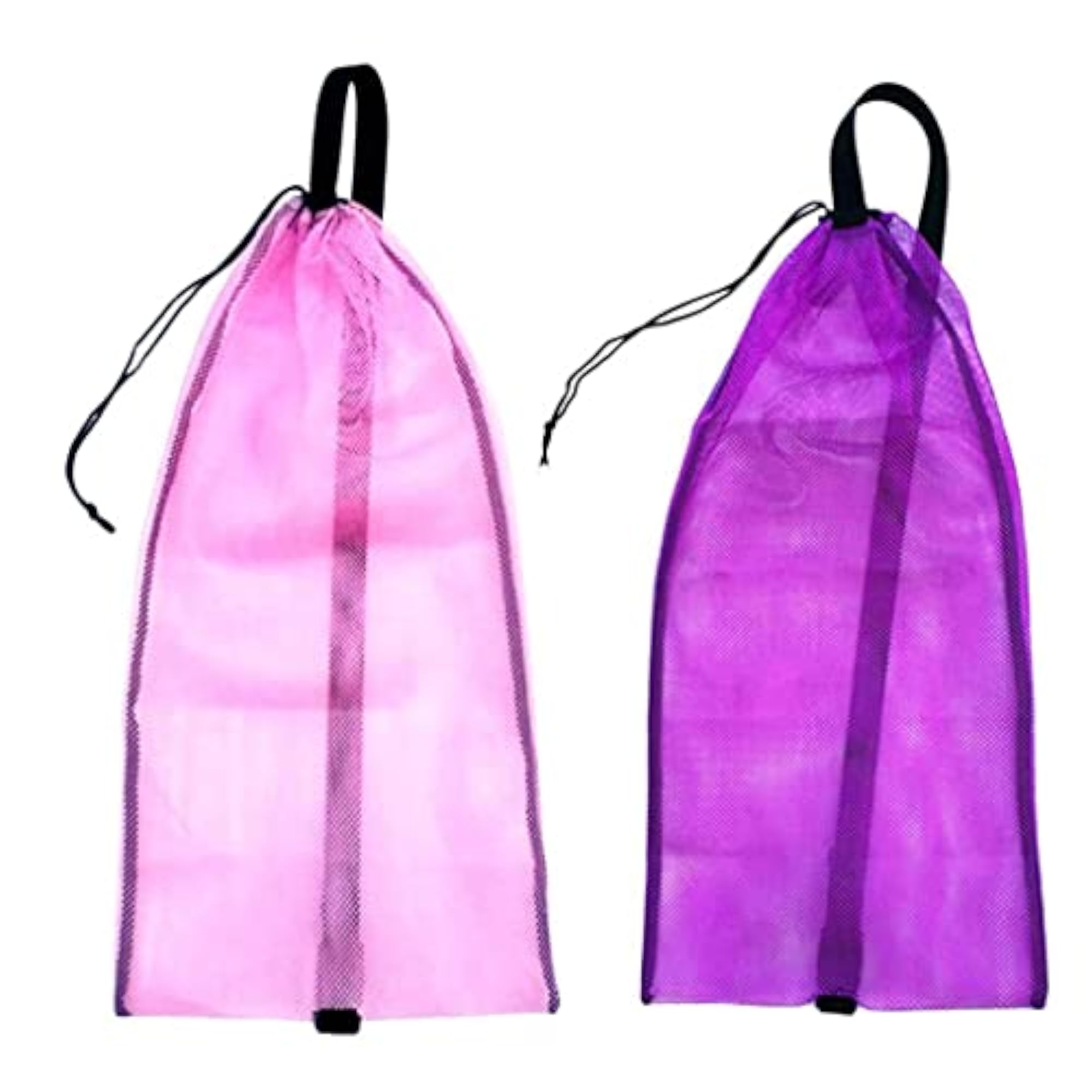 2 Pieces Drawstring Mesh Bag for Scuba Diving