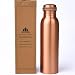 RAJRANG BRINGING RAJASTHAN TO YOU Pure Copper Water Bottle 32 oz - Leak Proof Design Vessel Ayurvedic Health Benefit Pitcher for Sport, Fitness, Yoga