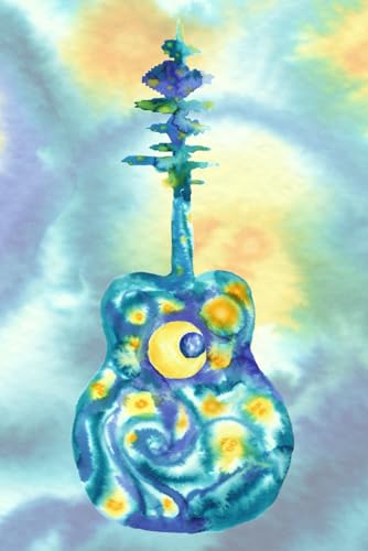 Guitar Journal, Starry Night Edition: 180 Lined Pages for Thoughts and Inspirations