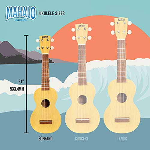 Mahalo Kahiko Ukulélé Soprano avec Housse Crème Satin - Les Beatles, Paul McCartney, John Lennon, RIngo Starr, George Harrison Mahalo Kahiko Ukulélé Soprano avec Housse Crème Satin – Image 5