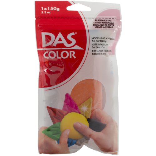 DAS Color Modeling Clay 150g (5.3oz) Air-Hardening in Resealable Bag