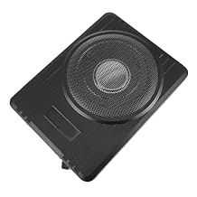 600w 8-inch Aluminum Car Under Seat Woofer with Built-in Amplifier, Powered Subwoofer Speaker for Automotive Bass Enhancement and Audio Systems