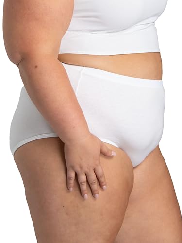 Image of Fruit of the Loom Women's 6 Pack Microfiber Hi-Cut Panties (Colors and Prints May Vary)