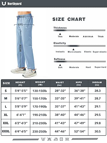 Northyard Men's Athletic Running Joggers Workout Gym Pants Lightweight Jogging Pants Open Hem Sweatpants Lightsky 3Xl #TOP6