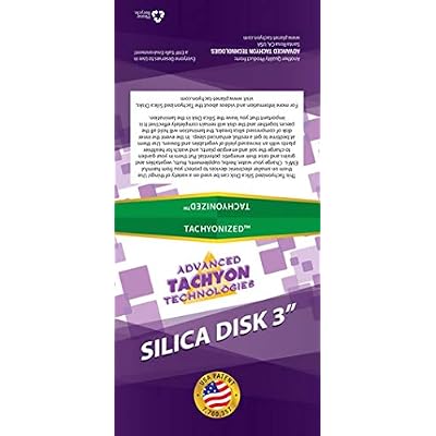 Tachyon Silica Disk (3-inch/7.5cm) | 5G/EMF Protection for Electronic Devices | WiFi, Circuit Breakers, Computers, Tablets