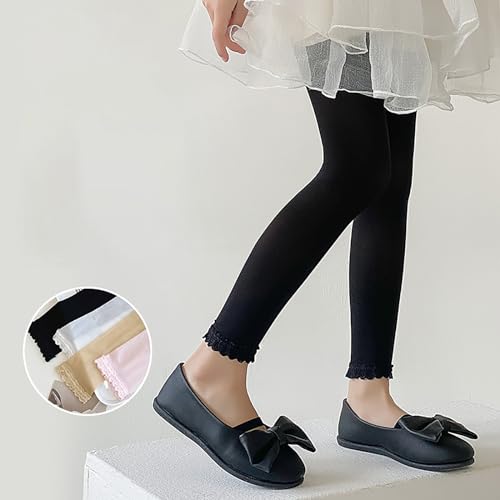 Ballet Dance Tights Soft Sports Legging Stocking Girls High Elastic Student Ballet Tights for Age 3-15 Year4