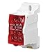 Atyhao Din Rail Distribution Box, Red, Screw Terminal, Screw Connector, Brass, PA66 Flame Retardant, 690V, 125A
