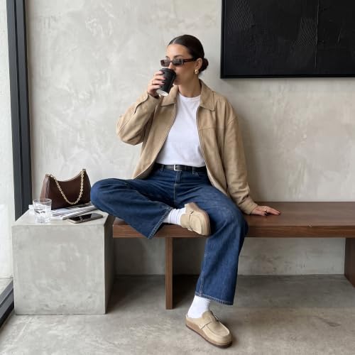 Image of CUSHIONAIRE Hobby 100% Genuine Leather Slip On Clogs for Women