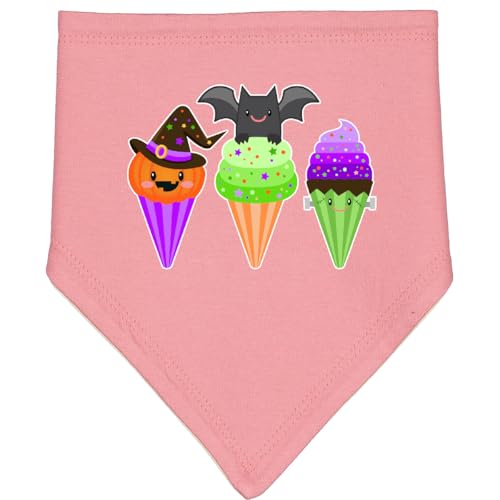 inktastic Halloween Ice Cream Cones Baby Bandana Bib