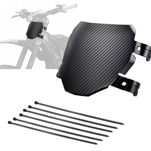 Image of Number Plate for Ebike - Universal Downhill Electric Bike Plate for Q20, S1 /S2 /Y1 /RX, X1S /X /X2 /MX3 /MX4 /MX5, XXX, Pro SS /SR /S (Carbon Style)