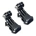 MaximalPower CA GP J-Hook Vertical Surface J-Hook Buckle Mount for GoPro HD Hero 2,3, 3+,4, 5, 2 Pack (Black)