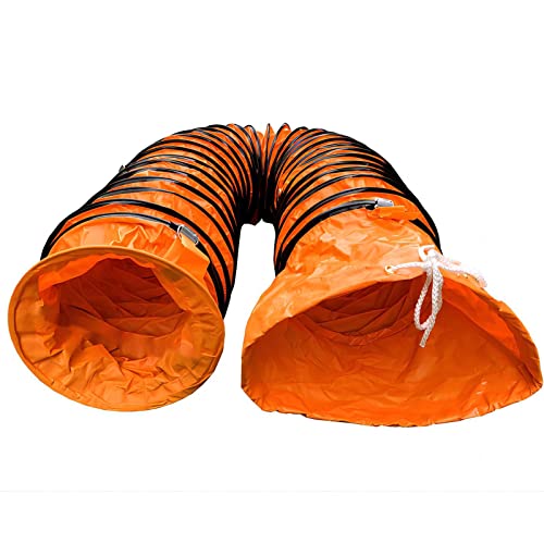 Gaine extraction air sans soudure PVC flexible pour ventilateur 250mm x 10m
