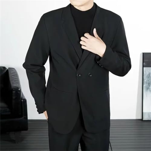 Men's Thin Breathable Blazers Jackets Business Casual Suits Coats2