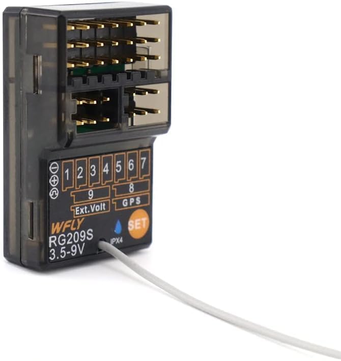 LICHIFIT CM703 2.4GHZ 7CH Receiver for JR/Spectrum DSM-X DSM2 Remote Control 3.3V-9.6V 7 Channels Aircraft Receiver