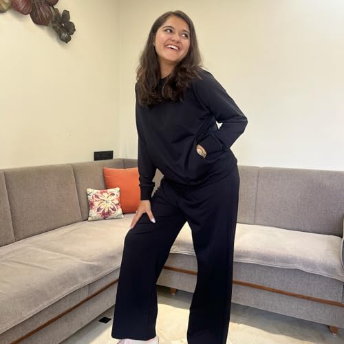 Image of Women's Co-Ord Set Relaxed Fit for Women | Two Piece Suit Top & Pant| Full Sleeve Cord Dress for Women | Casual Wear Co-ord Set for Women