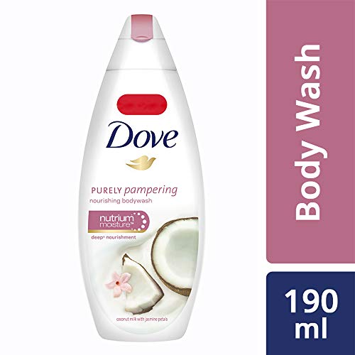 Image of Dove Deeply Nourishing Body Wash, 800ml & Coconut Milk & Jas Petals Body Wash, 190ml
