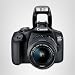 Canon EOS 2000D Spiegelreflexkamera - mit Objektiv EF-S 18-55 is II (24,1 MP, DIGIC 4+, 7,5 cm (3.0 Zoll) LCD, Display, Full-HD, WiFi, APS-C CMOS-Sensor), schwarz