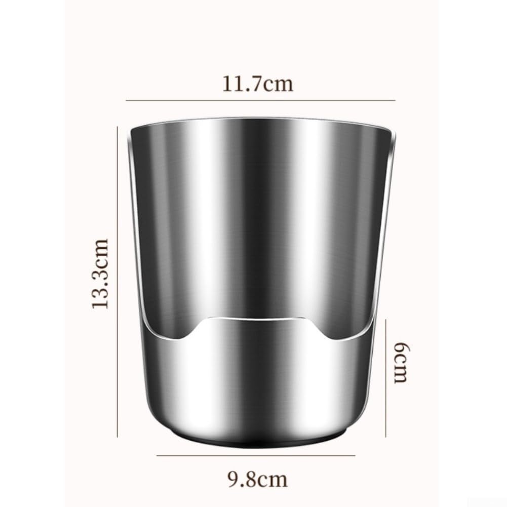 QOXEZY Porta mestolo in acciaio inossidabile 304, scaffale verticale per utensili da cucina, per coperchi di pentole, spatole, piccoli taglieri, organizer salvaspazio per appartamenti (6)
