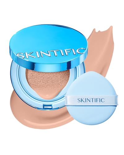 Image of SKINTIFIC Velvet Matte Cushion Foundation Blue #0CN Cool Porcelain