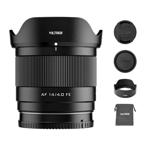 Image of VILTROX AF 14mm F4.0 Air FE Lens for Sony E Mount, 112.6 Ultra-Wide Angle STM Auto Focus Full Frame Lens Compatible with Sony E-Mount Cameras a7IV a7RV a9II a7CII ZVE1 A1 a6700 a6400 a7rv a7iii