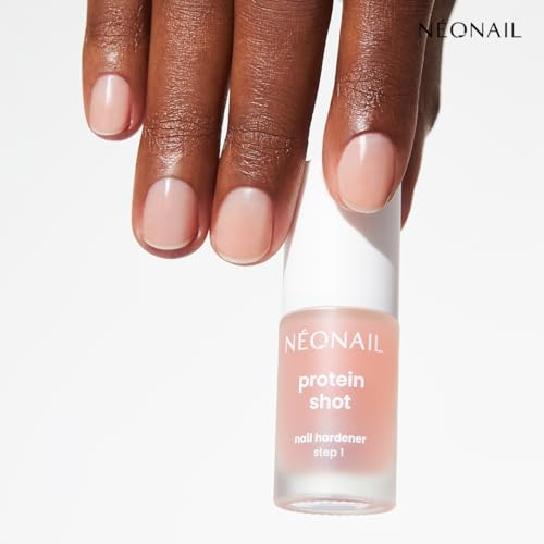 NEONAIL Protein Shot Nail Hardener – Nagelhärter 7,2 ml – Vegane Nagelpflege mit Vitaminen & Proteinen – Gegen brüchige Nägel – Aufhellender Repair-Lack