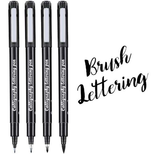 For Beginners Writing, Sketching, Drawing, Illustration, Scrapbooking, Journaling, Black Ink Pen Set, 4 Sizes