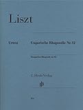 Ungarische Rhapsodie Nr.12: Instrumentation: Piano solo (G. Henle Urtext-Ausgabe) - Liszt, Franz, Hrsg. Herttrich, Ernst 