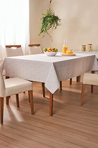 Toalha Mesa Quadrada Super Prática Copacabana 4 Lugares 140x140cm - Lepper