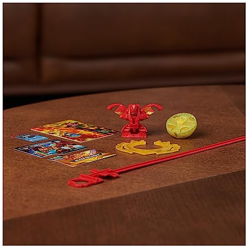 BAKUGAN 3.0 - Pack 1 Special Attack Dragonoid - Assemblez Et Personnalisez Votre Bille 1 Anneau De Combat, 1 Lanceur et 3 Cartes - Collection Jouet - Jouet Enfant 6 Ans Et +