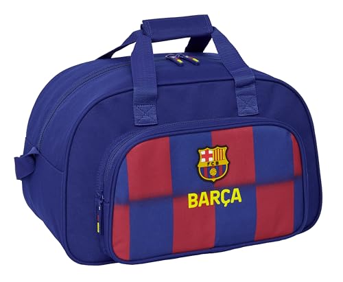 Safta F.C. BARCELONA 1. WYPOSAŻENIE 25/26 - Torba sportowa, plecak, idealna dla dzieci w różnym wieku, wygodna i wszechstronna, jakość i wytrzymałość, 40x23x24 cm, niebieski/bordowy, M, Casual