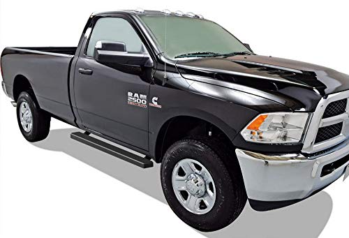Aps Ib-D4178B Matte Black 4" Iboard For Dodge Ram 1500/2500/3500 Regular Cab (Running Board) #TOP5