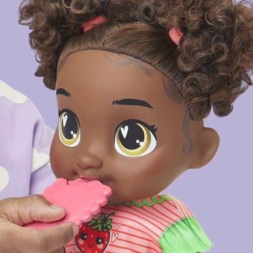 Baby Alive Baby Grows Up, Berry Boo, 6 Milestones and Baby's First Tooth, Interactive Talking Doll for Girls and Boys Ages 3+ by Baby Alive - Used condition - Image 7