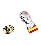 Gemelolandia | | Pin de Solapa Francisco Franco y Bandera de España | Pines Originales Para Regalar | Para las Camisas, la Ropa o para tu Mochila | Detalles Divertidos